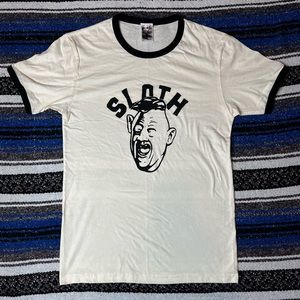 Basketcase Gallery, Medium Sloth, Ringer T-Shirt